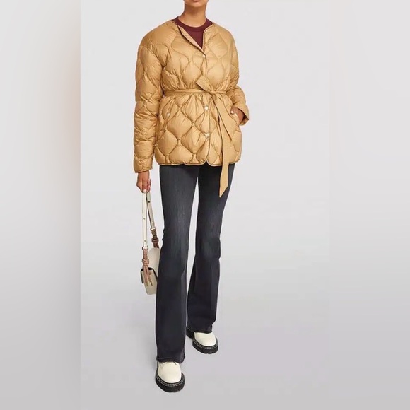 rag & bone Jackets & Blazers - Rag & Bone Rudy Belted Shell Down Quilted Jacket